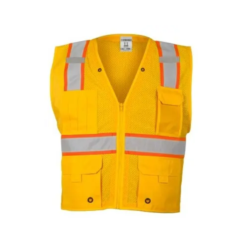 Chaleco de seguridad Hi-Vis aumentado EV00-11 Kishigo